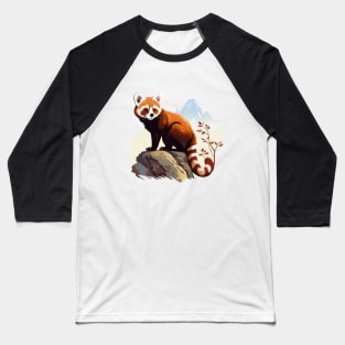 Red Panda In Nature Baseball T-Shirt